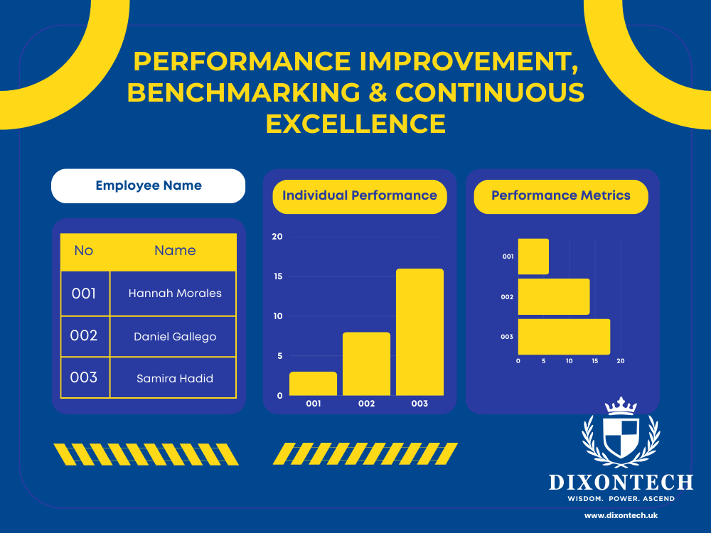 Performance Improvement, Benchmarking & Continuous Excellence